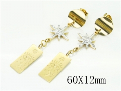HY Wholesale Earrings 316L Stainless Steel Popular Jewelry Earrings-HY92E0110HKD