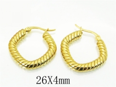 HY Wholesale Earrings 316L Stainless Steel Popular Jewelry Earrings-HY16E0089OE