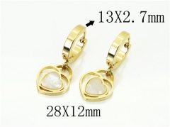 HY Wholesale Earrings 316L Stainless Steel Popular Jewelry Earrings-HY60E1380JLX