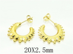 HY Wholesale Earrings 316L Stainless Steel Popular Jewelry Earrings-HY16E0111OR