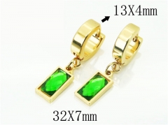 HY Wholesale Earrings 316L Stainless Steel Popular Jewelry Earrings-HY60E1406JLD