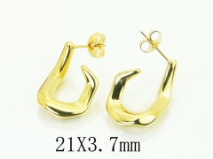 HY Wholesale Earrings 316L Stainless Steel Popular Jewelry Earrings-HY16E0163OG
