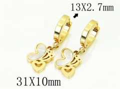 HY Wholesale Earrings 316L Stainless Steel Popular Jewelry Earrings-HY60E1377JLV