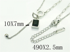 HY Wholesale Necklaces Stainless Steel 316L Jewelry Necklaces-HY19N0500PR