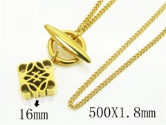 HY Wholesale Necklaces Stainless Steel 316L Jewelry Necklaces-HY09N1439HHS