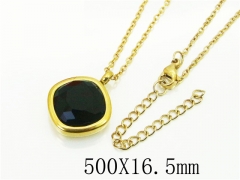 HY Wholesale Necklaces Stainless Steel 316L Jewelry Necklaces-HY12N0580NB