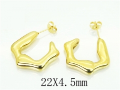 HY Wholesale Earrings 316L Stainless Steel Popular Jewelry Earrings-HY16E0098OB