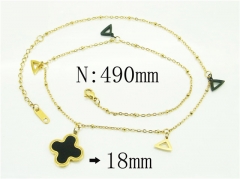 HY Wholesale Necklaces Stainless Steel 316L Jewelry Necklaces-HY80N0688NC