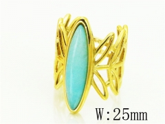 HY Wholesale Popular Rings Jewelry Stainless Steel 316L Rings-HY12R0667HHB