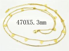 HY Wholesale Necklaces Stainless Steel 316L Jewelry Necklaces-HY09N1448HIR
