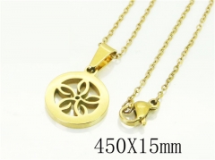HY Wholesale Necklaces Stainless Steel 316L Jewelry Necklaces-HY74N0156LW