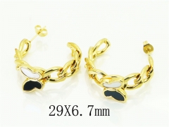 HY Wholesale Earrings 316L Stainless Steel Popular Jewelry Earrings-HY16E0171OL
