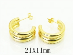 HY Wholesale Earrings 316L Stainless Steel Popular Jewelry Earrings-HY16E0142OU