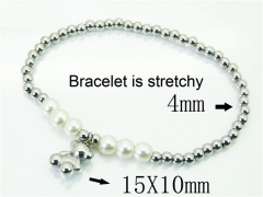 HY Wholesale Jewelry 316L Stainless Steel Earrings Necklace Jewelry Set-HY90B0518HIQ
