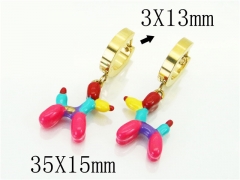 HY Wholesale Earrings 316L Stainless Steel Popular Jewelry Earrings-HY32E0447HEL