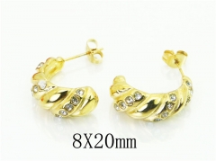 HY Wholesale Earrings 316L Stainless Steel Popular Jewelry Earrings-HY16E0182PL