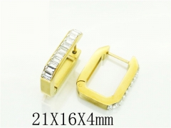 HY Wholesale Earrings 316L Stainless Steel Popular Jewelry Earrings-HY32E0445HHE