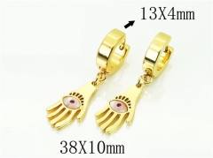 HY Wholesale Earrings 316L Stainless Steel Popular Jewelry Earrings-HY60E1329JLW