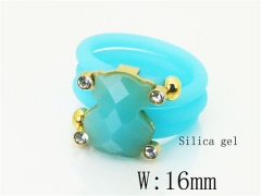 HY Wholesale Popular Rings Jewelry Silica Gel And Stainless Steel 316L Rings-HY64R0858HID