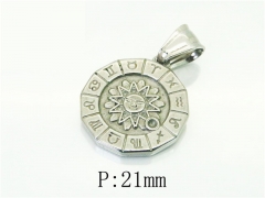 HY Wholesale Pendant Jewelry 316L Stainless Steel Jewelry Pendant-HY39P0577JV