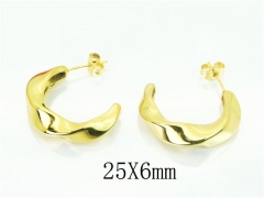 HY Wholesale Earrings 316L Stainless Steel Popular Jewelry Earrings-HY16E0100OC