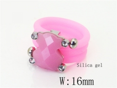 HY Wholesale Popular Rings Jewelry Silica Gel And Stainless Steel 316L Rings-HY64R0846HHA