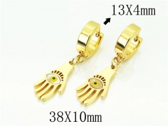HY Wholesale Earrings 316L Stainless Steel Popular Jewelry Earrings-HY60E1328JLC
