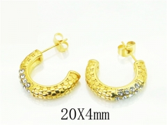HY Wholesale Earrings 316L Stainless Steel Popular Jewelry Earrings-HY16E0123PLC