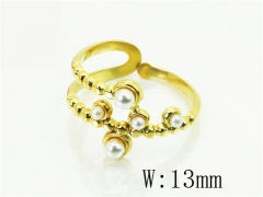 HY Wholesale Rings Jewelry Stainless Steel 316L Rings-HY80R0011NL