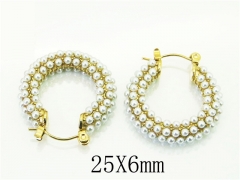 HY Wholesale Earrings 316L Stainless Steel Popular Jewelry Earrings-HY22E0636IIW