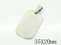 HY Wholesale Pendant Jewelry 316L Stainless Steel Jewelry Pendant-HY59P1115LLX