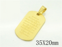 HY Wholesale Pendant Jewelry 316L Stainless Steel Jewelry Pendant-HY59P1116MLW