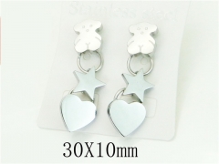 HY Wholesale Earrings 316L Stainless Steel Popular Jewelry Earrings-HY90E0380HHW