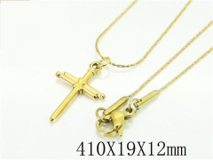 HY Wholesale Necklaces Stainless Steel 316L Jewelry Necklaces-HY12N0626MS