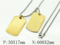 HY Wholesale Necklaces Stainless Steel 316L Jewelry Necklaces-HY41N0156HMC