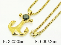 HY Wholesale Necklaces Stainless Steel 316L Jewelry Necklaces-HY41N0143HIS