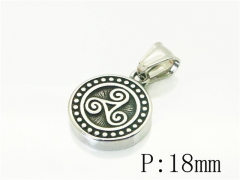 HY Wholesale Pendant Jewelry 316L Stainless Steel Jewelry Pendant-HY22P1147OE
