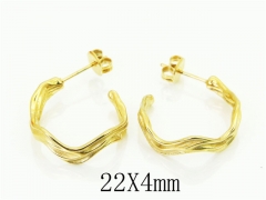 HY Wholesale Earrings 316L Stainless Steel Popular Jewelry Earrings-HY48E0020HEE