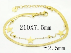 HY Wholesale Jewelry 316L Stainless Steel Earrings Necklace Jewelry Set-HY43B0138OE