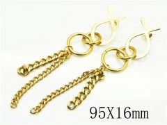 HY Wholesale Earrings 316L Stainless Steel Popular Jewelry Earrings-HY26E0462NL
