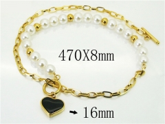 HY Wholesale Necklaces Stainless Steel 316L Jewelry Necklaces-HY80N0705PV