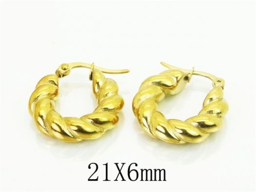HY Wholesale Earrings 316L Stainless Steel Popular Jewelry Earrings-HY48E0054HBB