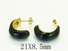 HY Wholesale Earrings 316L Stainless Steel Popular Jewelry Earrings-HY80E0795PLS