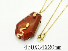 HY Wholesale Necklaces Stainless Steel 316L Jewelry Necklaces-HY92N0490HNC