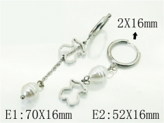 HY Wholesale Earrings 316L Stainless Steel Popular Jewelry Earrings-HY80E0771ML