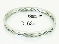 HY Wholesale Bangles Jewelry Stainless Steel 316L Fashion Bangle-HY62B0679HMX