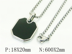 HY Wholesale Necklaces Stainless Steel 316L Jewelry Necklaces-HY41N0180HJE