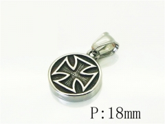 HY Wholesale Pendant Jewelry 316L Stainless Steel Jewelry Pendant-HY22P1145OB