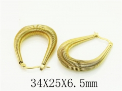 HY Wholesale Earrings 316L Stainless Steel Popular Jewelry Earrings-HY80E0803OV