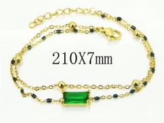 HY Wholesale Jewelry 316L Stainless Steel Earrings Necklace Jewelry Set-HY43B0142OD
